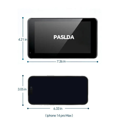 【PASLDA】2026 Upgraded Wireless Carplay Screen for Andriod & Iphone : the Ultimate Portable Car Play Adapter for Seamless In-Car Entertainment Car Media Player Car Monitor